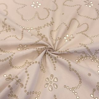 Bawełna VOILE Puffy beige