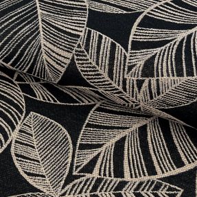 Dekoračná látka jacquard Malia noir lin
