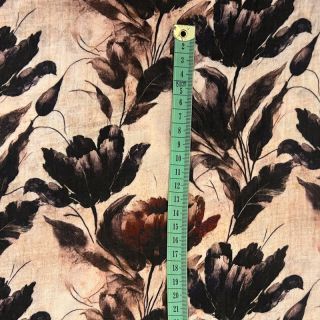 Muślin double Dreamy flowers design F digital print
