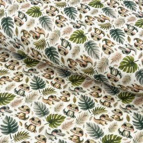 Muślin double Safari buddys design B digital print