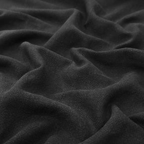 Ľan predpraný STONEWASHED PREMIUM black