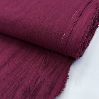 Ľan predpraný STONEWASHED PREMIUM bordeaux