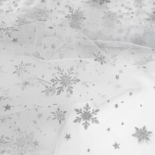 Tiul TUTU Crystal white