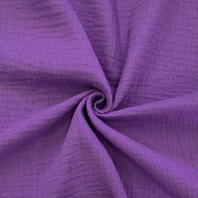 Dvojitá gázovina/mušelín violet