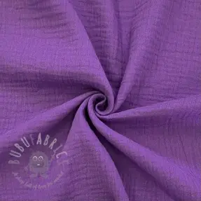 Muślin double gauze violet
