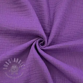 Muślin double gauze violet