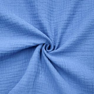 Muślin double royal blue