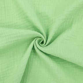 Muślin double light lime