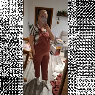 Double gaza/muslin rouge ORGANIC