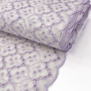 Bawełna EMBROIDERY Lilian purple