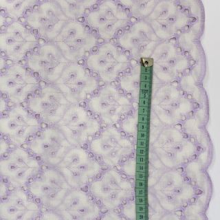 Bawełna EMBROIDERY Lilian purple