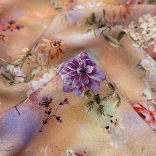 Wiskoza LUREX Romantica peach