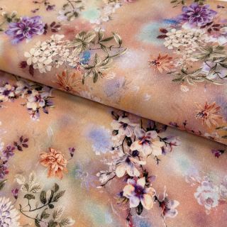 Wiskoza LUREX Romantica peach