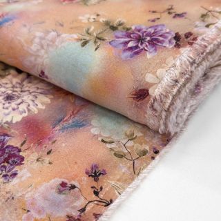 Wiskoza LUREX Romantica peach