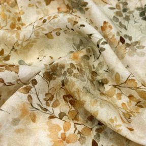 Wiskoza LUREX Fine leaves yellow