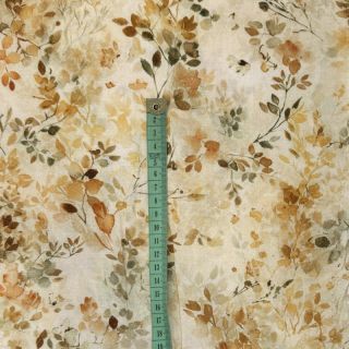 Wiskoza LUREX Fine leaves yellow