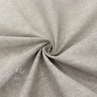 Len z bawełną Lico beige