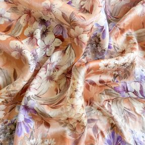 Wiskoza SHINIO Floral treasure red