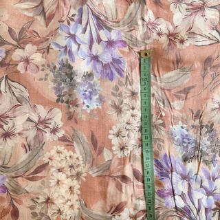 Wiskoza SHINIO Floral treasure red