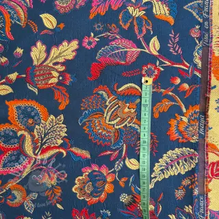 Tkanina dekoracyjna jacquard Inaya bleu