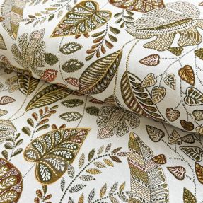 Dekoračná látka jacquard Euphoria blanc kaki