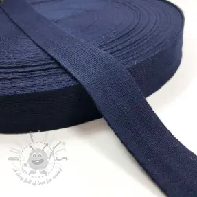 Bawełniana taśma 4 cm dark blue