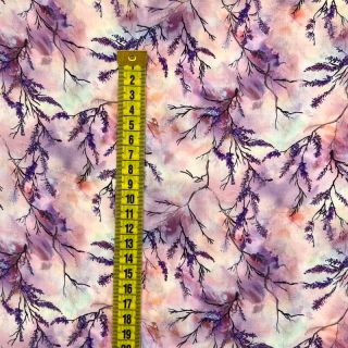 Viskóza RAYON POPLIN Bright flowers design C digital print