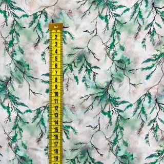 Wiskoza RAYON POPLIN Bright flowers design D digital print