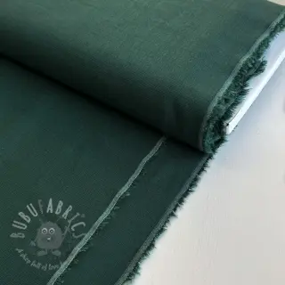 Tkanina wiskozowa z lnem PREMIUM bottle green