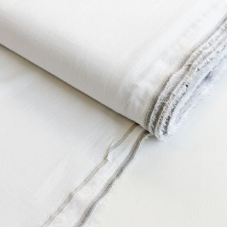 Viskóza s ľanom PREMIUM white