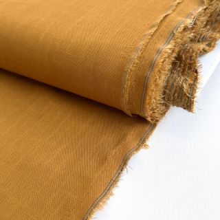 Wiskoza z lnem PREMIUM ochre