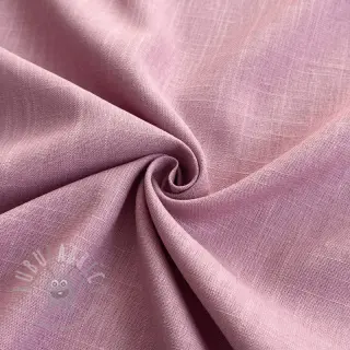 Tkanina wiskozowa z lnem PREMIUM old pink