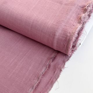 Viskóza s ľanom PREMIUM old pink