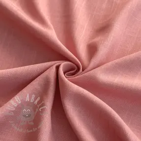 Tkanina wiskozowa z lnem PREMIUM coral