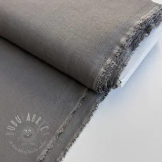 Tkanina wiskozowa z lnem PREMIUM grey