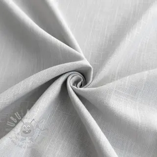 Tkanina wiskozowa z lnem PREMIUM light grey