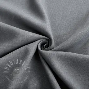 Tkanina wiskozowa z lnem PREMIUM middle grey