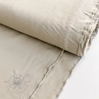Tkanina wiskozowa z lnem PREMIUM sand