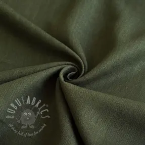 Tkanina wiskozowa z lnem PREMIUM army