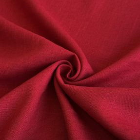 Viskóza s ľanom PREMIUM dark red