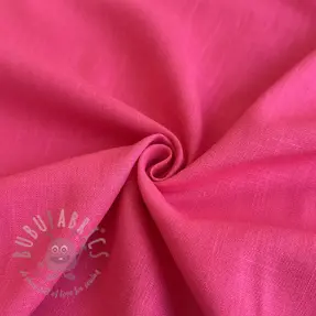 Tkanina wiskozowa z lnem PREMIUM fuchsia