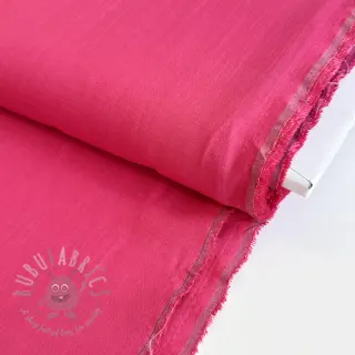 Tkanina wiskozowa z lnem PREMIUM fuchsia