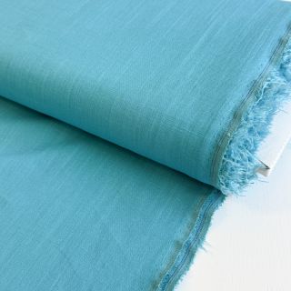 Wiskoza z lnem PREMIUM ocean blue
