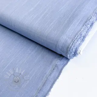 Tkanina wiskozowa z lnem PREMIUM old blue
