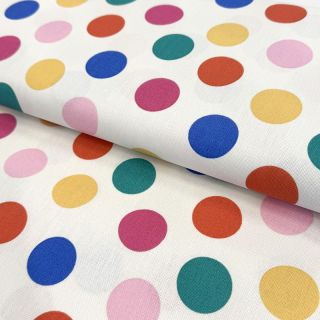 Dekoračná látka premium Confetti Polka Dot