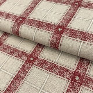 Tkanina dekoracyjna Linenlook Tartan Texture