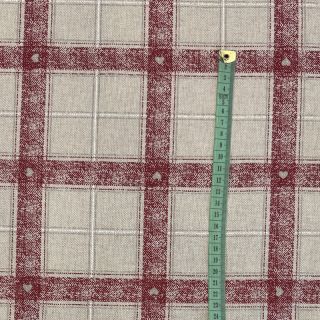 Tkanina dekoracyjna Linenlook Tartan Texture