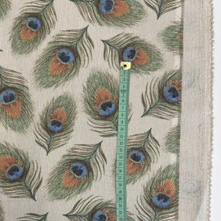 Dekoračná látka Linenlook Peacock Feather Chique