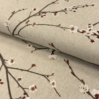Tkanina dekoracyjna Linenlook Japanese Blossom