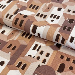 Tkanina dekoracyjna premium Brick houses